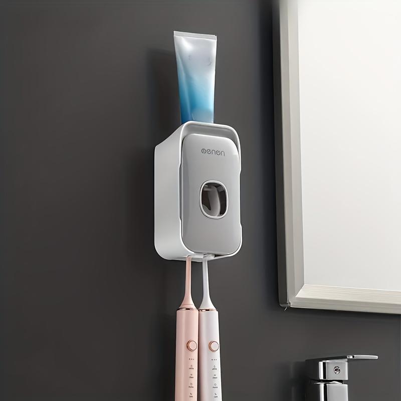 Multifunctional Toothpaste Squeezer Dispenser Set, Wall-Mounted Home Use Organizing Squeezer Kit, No-Drill Bathroom Toothbrush Holders Organizer