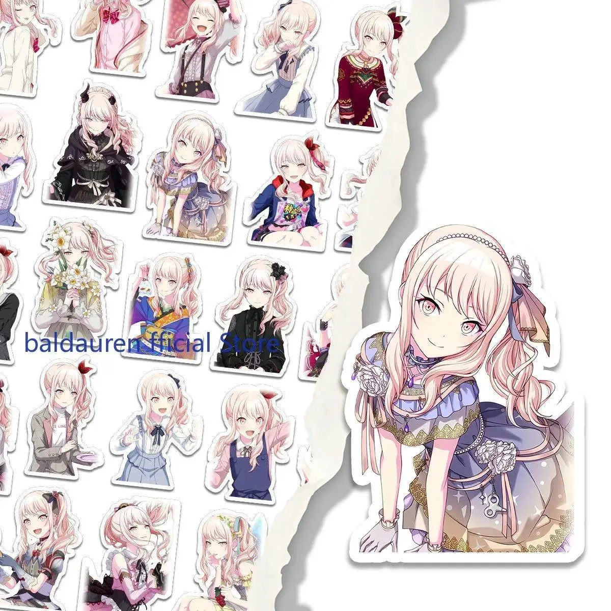 Akiyama Mizuki Amia Mzk Project Sekai Student Notebook Book Stickers Coffee Cup Water Glasses Stickers Mobile Phone Sticker Gift