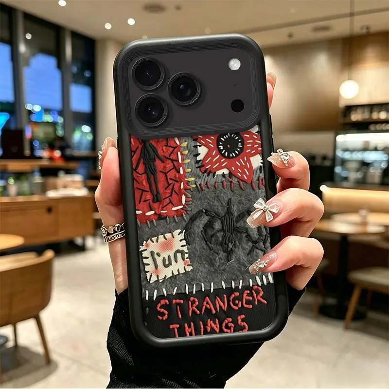 Phone case for iphone 17PROMAX 17PRO Shockproof Enhanced Peotection Gift Stranger Things 5 Themed Patch Phone Case soft silicone Celestial Eye Layered Phone Case BO-JT-M9K8