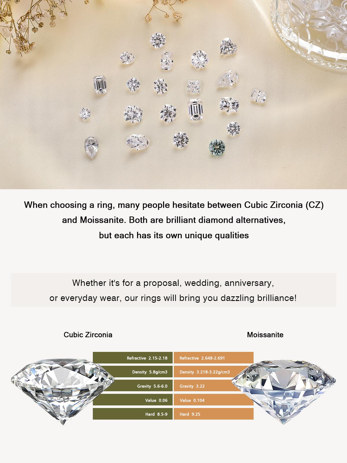 Effinny Jewelry 10.0ct Cushion Cut 3PCS/4PCS Stackable Wedding Band Ring Set,S925 Sterling Silver Full Eternity Churumbela Rings Set for Travel, Daily