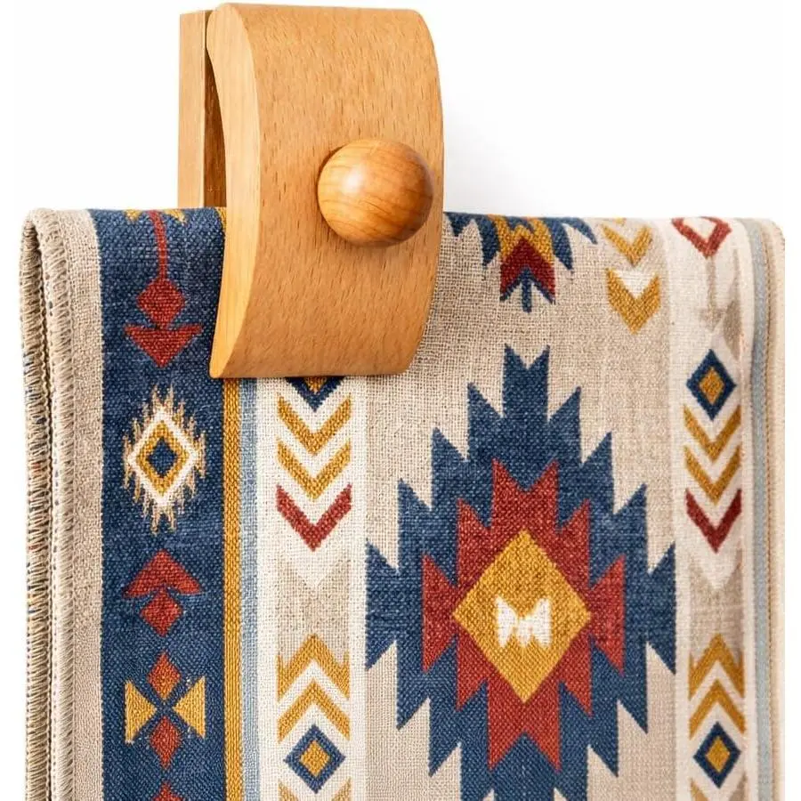 Blanket Hanger for Wall Decor, 4 Pack Solid Beech Wood Blanket Holders with Screws, Wooden Quilt & Tapestry Hangers for Blankets and Throws (Natural Beech)