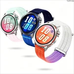Universal 22mm Nylon Watch Strap for Huawei GT6 & Runner 2 – 3-Ring 2-Section Style, Breathable & Durable for Summer Rotation