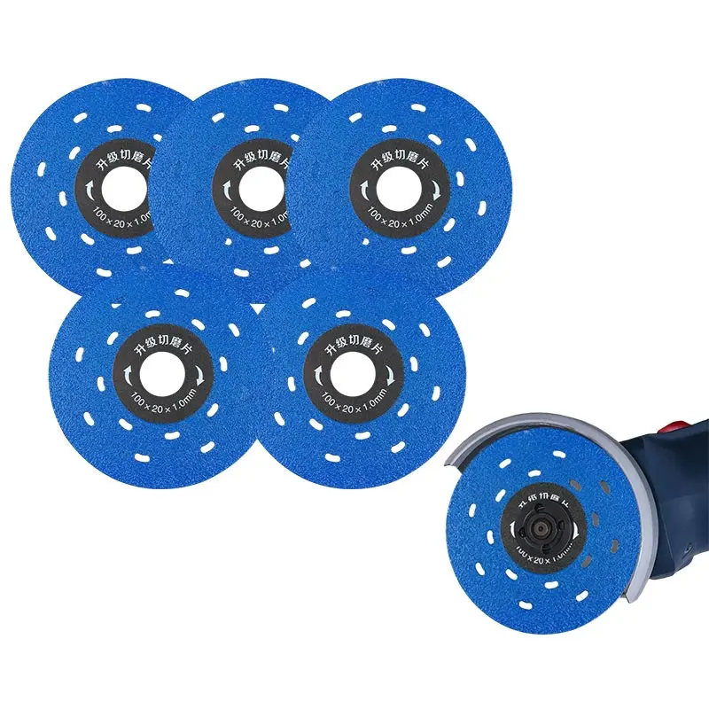5pcs Angle Grinder Heavy Duty Cutting Discs, Multi-Functional Cutting Tools, Suitable for Tiles, Glass, Marble, Granite, Diamond, Grinding Disc