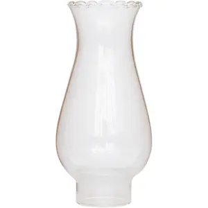 1 1/4 Inch Base by 5 Inch Height Tiny Oil Lamp Chimney Kerosene Lamp Shade Glass Replacement for Miniature Oil Lamps