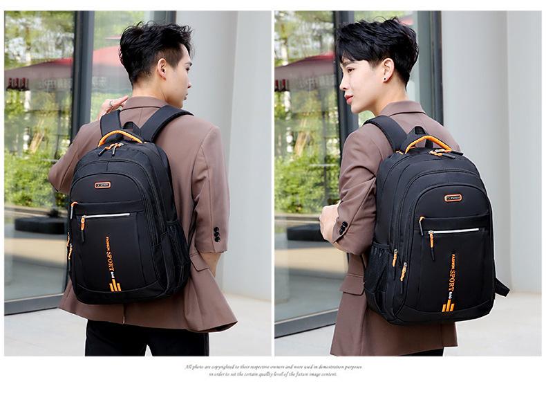 Multifunctional backpack, men's large-capacity business laptop backpack, travel bag, trendy student schoolbag, commuter bag