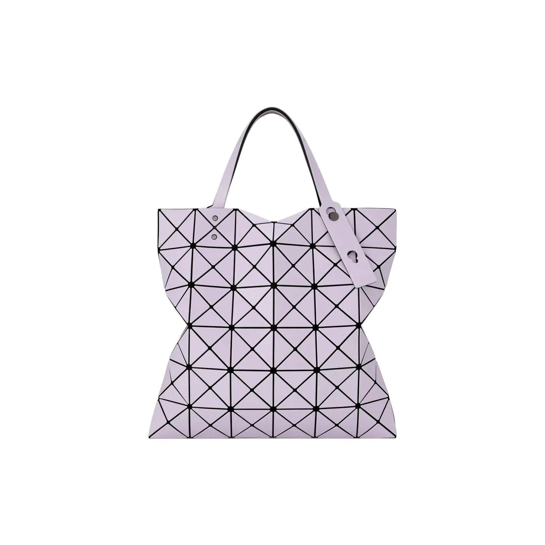 Issey Miyake July Limited Edition Vinyl Tote Bag for Women – Shimmering Two-Tone Lavender Purple