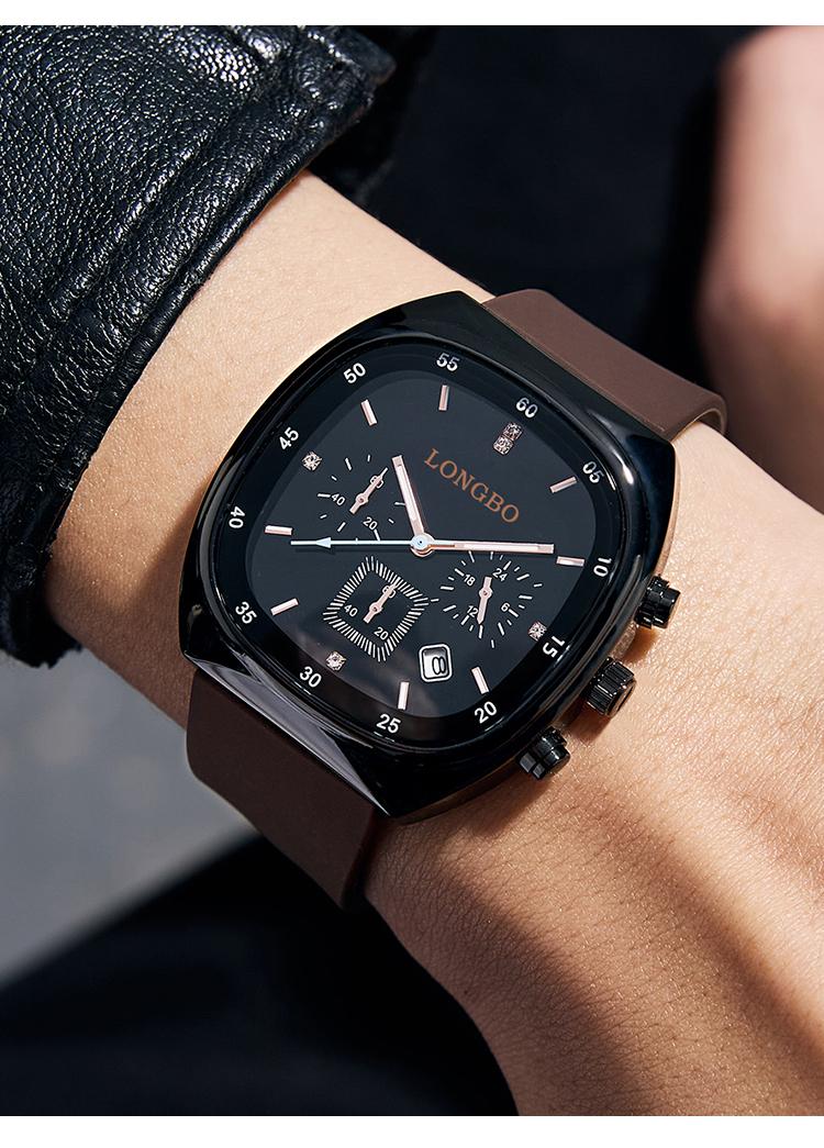 Fashionable waterproof men's and women's universal open watch - fluorescent and soft strap, the choice daily casual wear