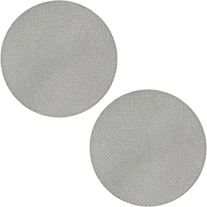 2 Pack 51mm Espresso Puck Screen, Reusable 1.7mm Thickness 150μm Coffee Filter Mesh Plate for Espresso Portafilter Filter Basket (51mm,150μm)