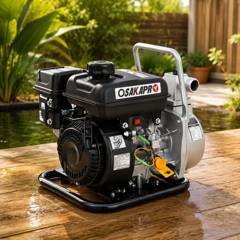 Gas Powered Water Transfer Pump, 2.5HP 78.5cc 4-Stroke Recoil Start Engine, 35 GPM, 95 ft Lift, EPA Certified, Portable for Garden Irrigation & Flood Drainage