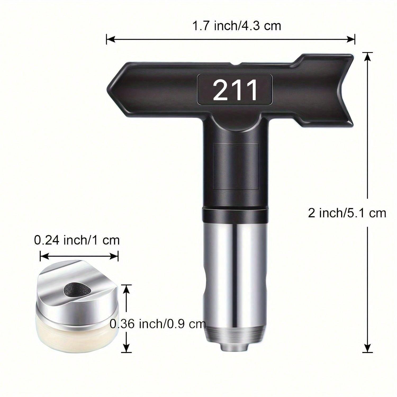 Reversible Spray Tip, Multi-size Airless Spray Nozzle, Suitable for Airless Paint Spray Tools & Airless Spraying Machine, Practical Power Tool Accessories