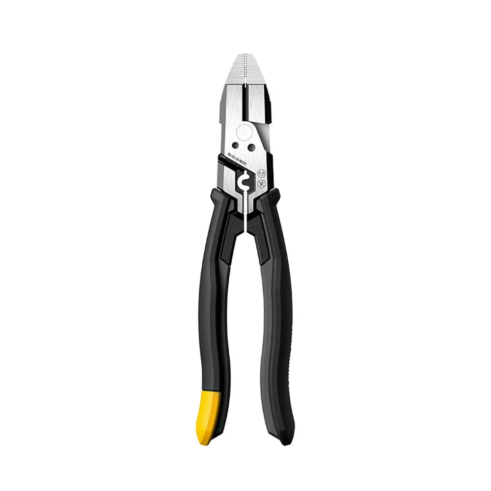 TOUGHBUILT TB-H3-20-M225 9" Heavy Duty Lineman's Pliers, Heat Treated, with Crimper, Bolt Cutter & Reaming Head, for Electrical Work, Construction & DIY Projects