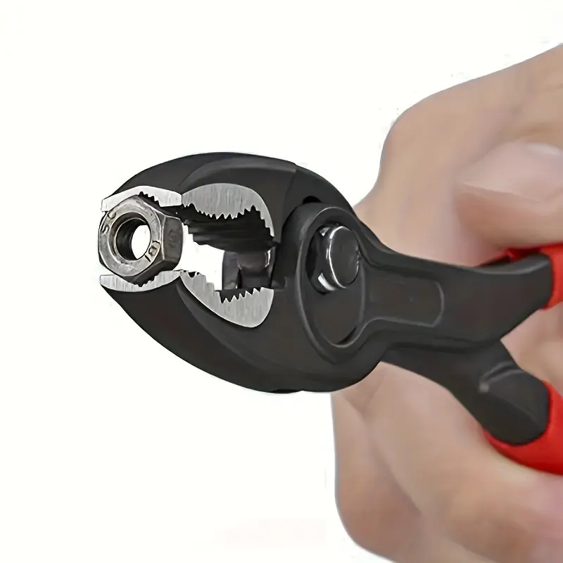 1 pack of multi-functional carp pliers, 8-inch screw pliers, Adjustable pliers, five-speed adjustment design, comfortable anti-slip grip, one plier for multiple uses, suitable for fishing, outdoor activities, household maintenance tools