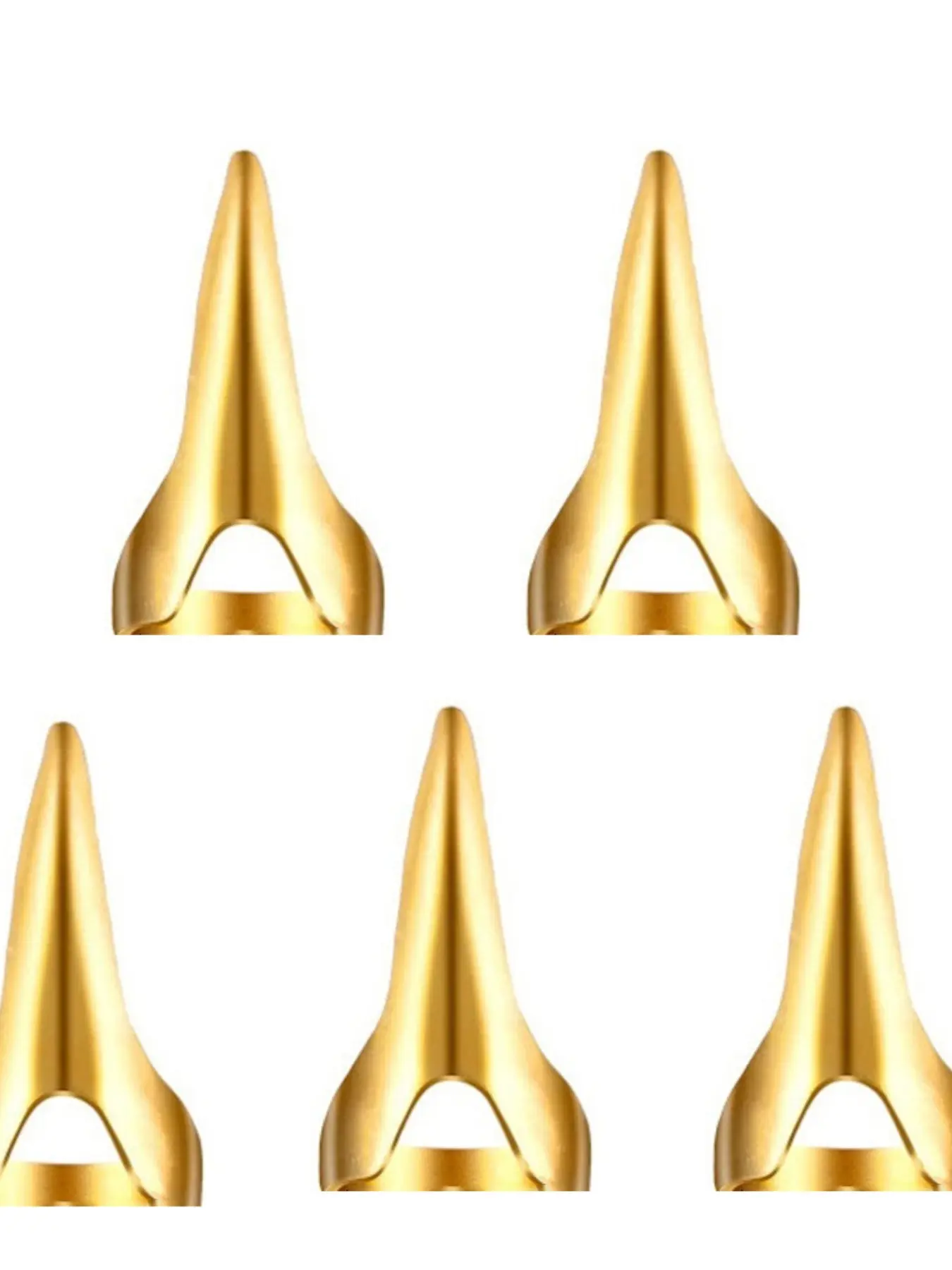 5 Hair Braiding Rings, Matte Finish, Sharp Teeth Design, Reusable, Damage-Free, Styling Tool for Hair Extensions, Braiding Tools