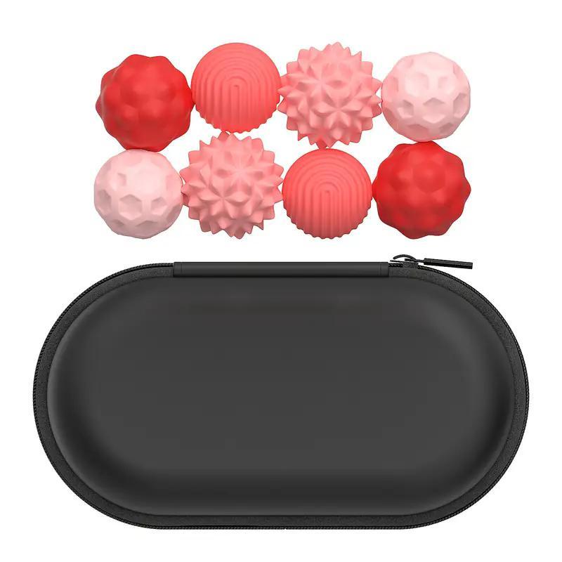 Silicone Magnetic Fidget Ball Set, 8pcs/set Fidget Relaxation Toys with Elastic Texture & Assorted Colors, Stress Relief Toys for Adults & Teens, Sensory Bundle, Stress Relief Fidgeting, Stress Relief Gadgets, Stress Relief Tools, Sensory Stress Reliever