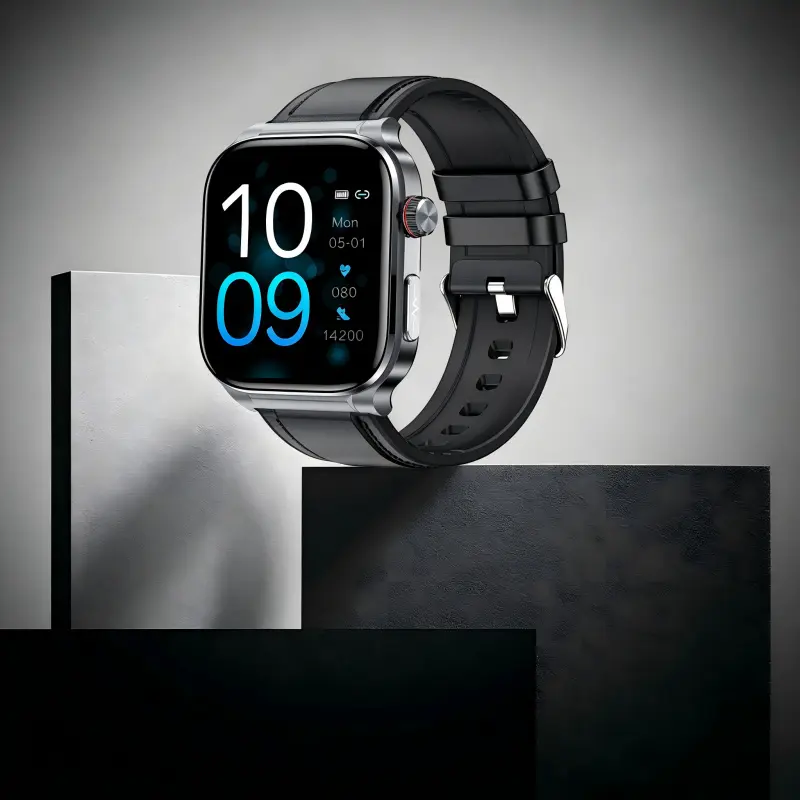 Smart Watch Men Women 1.53" HD Screen IP68 Waterproof Fitness Tracker with Heart Rate Monitor, Bluetooth Call, NFC, 5-7 Day Battery