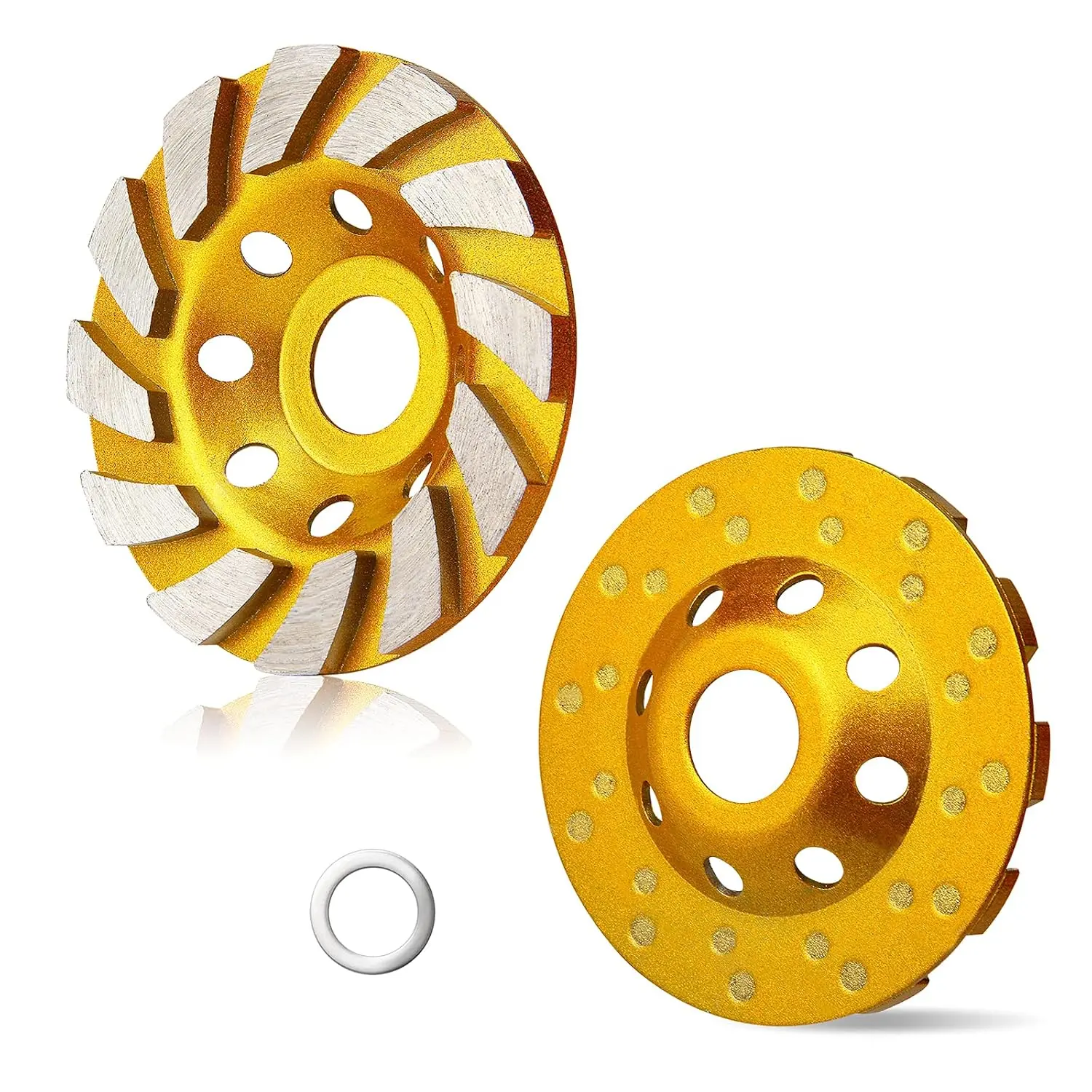 4 Inch Concrete Turbo  Grinding Cup Wheel 12 Segs Heavy Duty Angle  Wheels for Angle