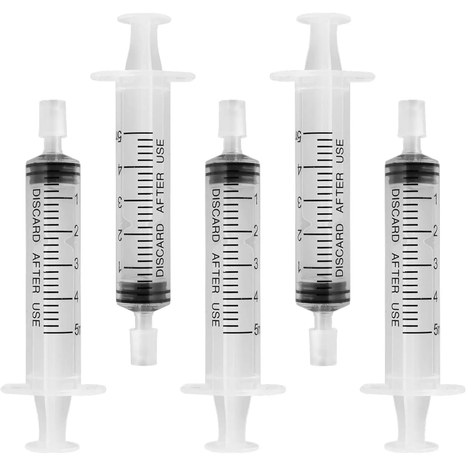 5ML Refillable Perfume Atomizer Spray Bottle Dispenser Pump Extraction Syringe Adapter for Travel (5PCS)Gift