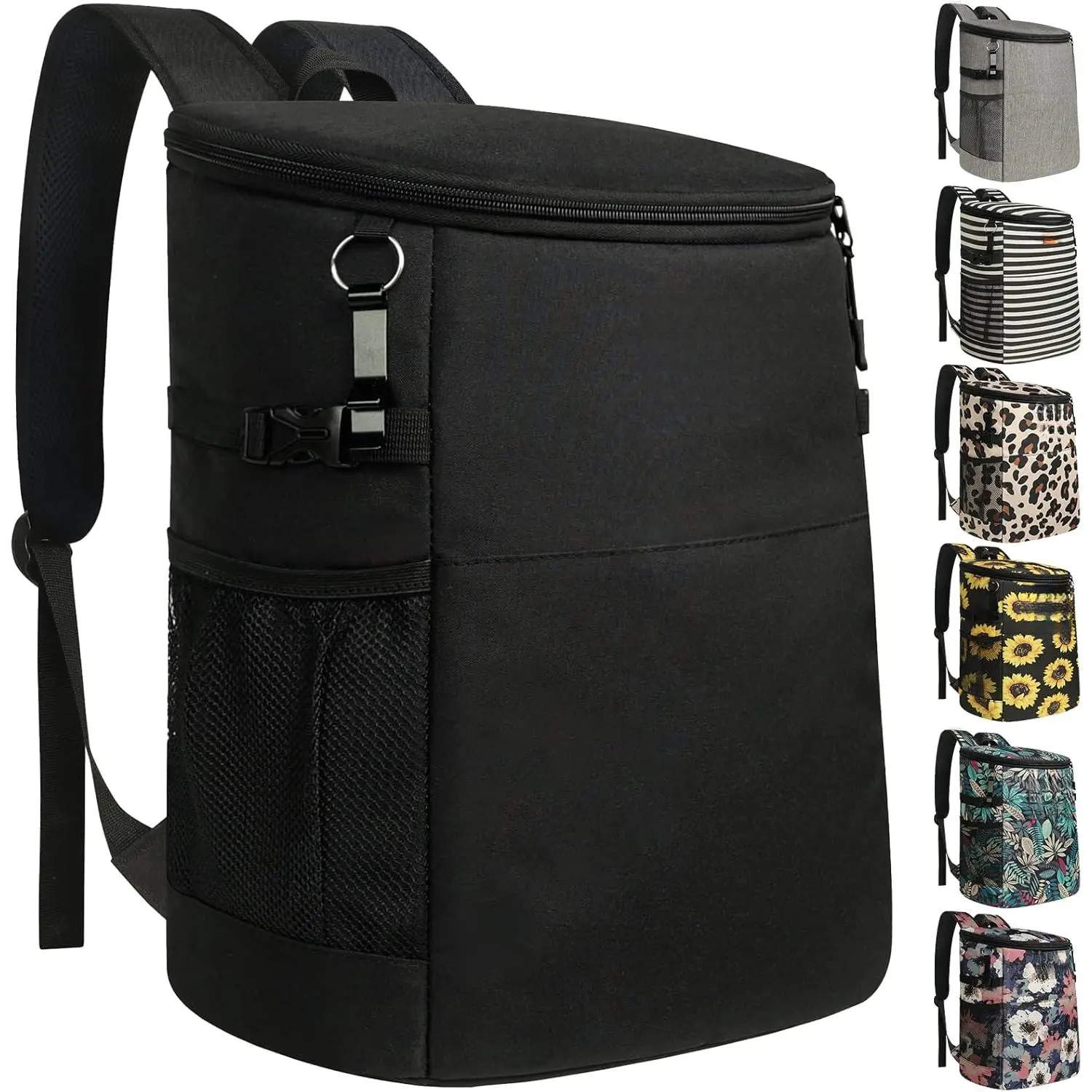 Camping Cooler Backpack 30 45 Cans, Soft Backpack Coolers Insulated Leak Proof Travel Cooler Bag Waterproof Lunch Picnic Beach Work Trip Thermal Bag Drink Beverage Beer Bag Cooler