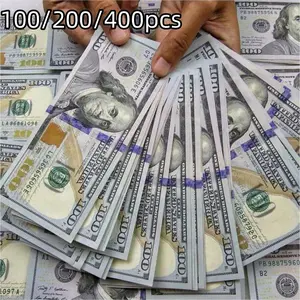 100/200/400 Large Dollar Bills 15.6x6cm, Entertainment Props, New Year Decor, Valentine's Gift, Party Supplies, Movie Set Props