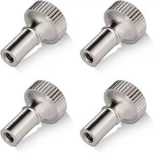 Lamp Switch Knob, Turn On/Off Brass Light Knob Replacement, Standard Size Twist Knobs, Antique Brass Color (Silver)