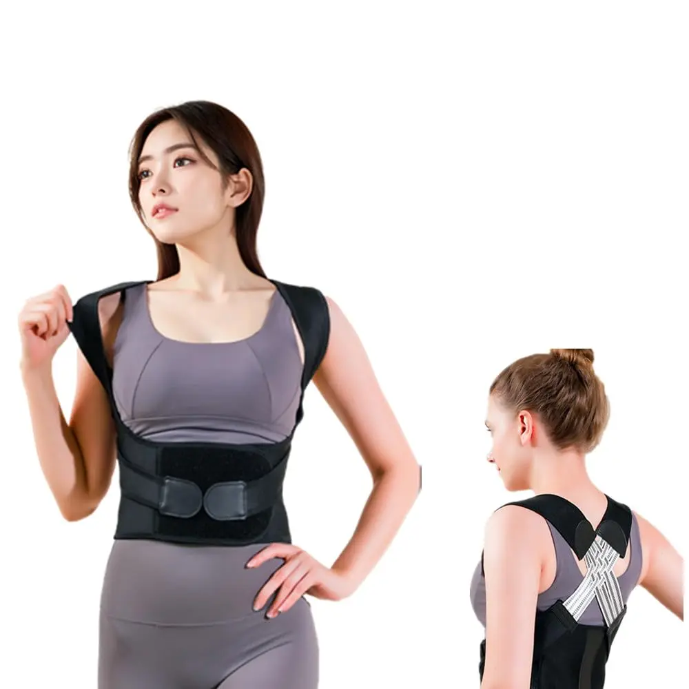 Back Brace for Women and Men,Shoulder Straightener,Back straightener,Adjustable Posture Corrector Suitable for Upper and Lower Back Pain Relief-Scoliosis,Hunchback,Spine Corrector (Size S)