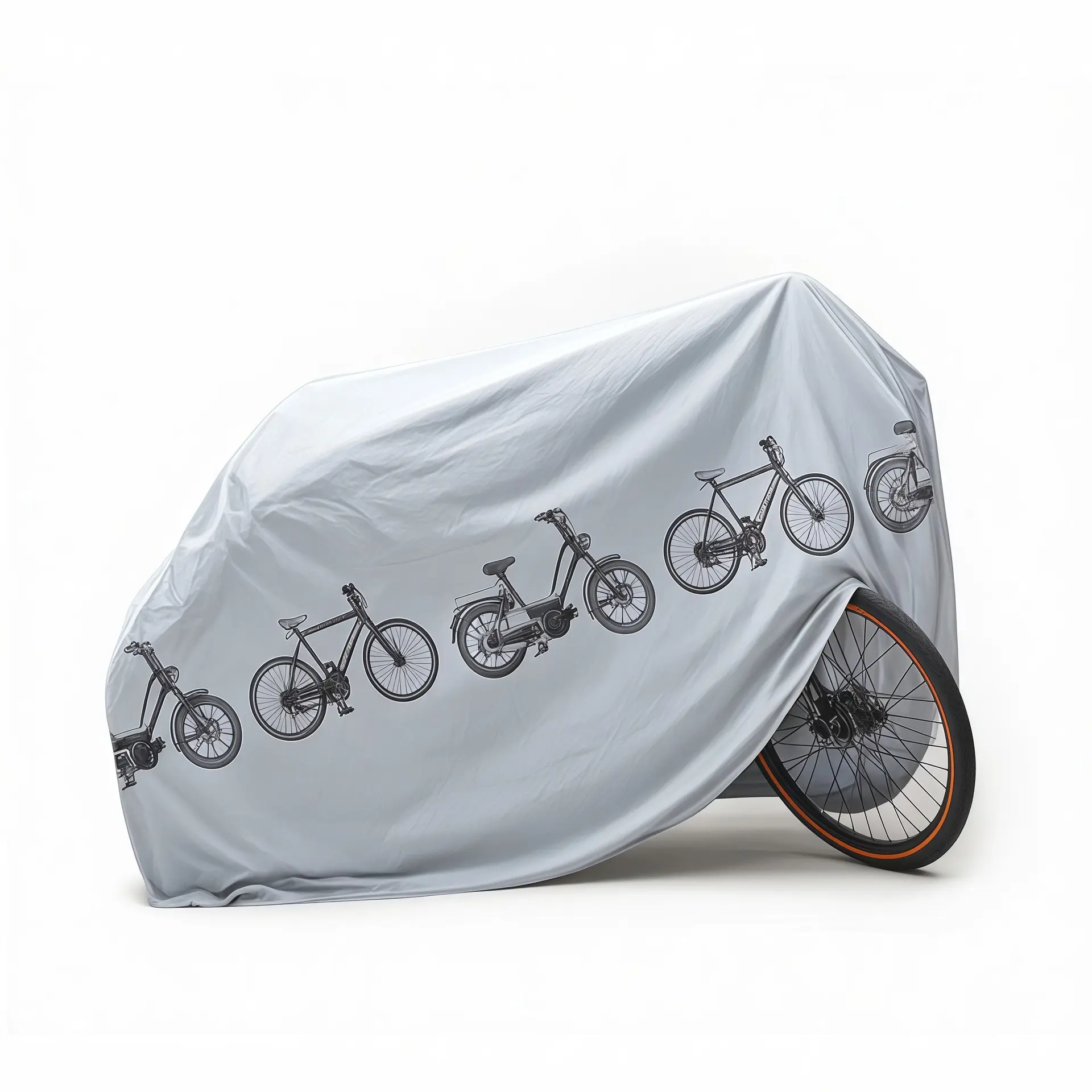 Outdoor Multi-Functional Bike Cover, Rainproof, Dustproof, Windproof, Sun Protection, Portable, for Mountain Bikes, Road Bikes, Motorcycles