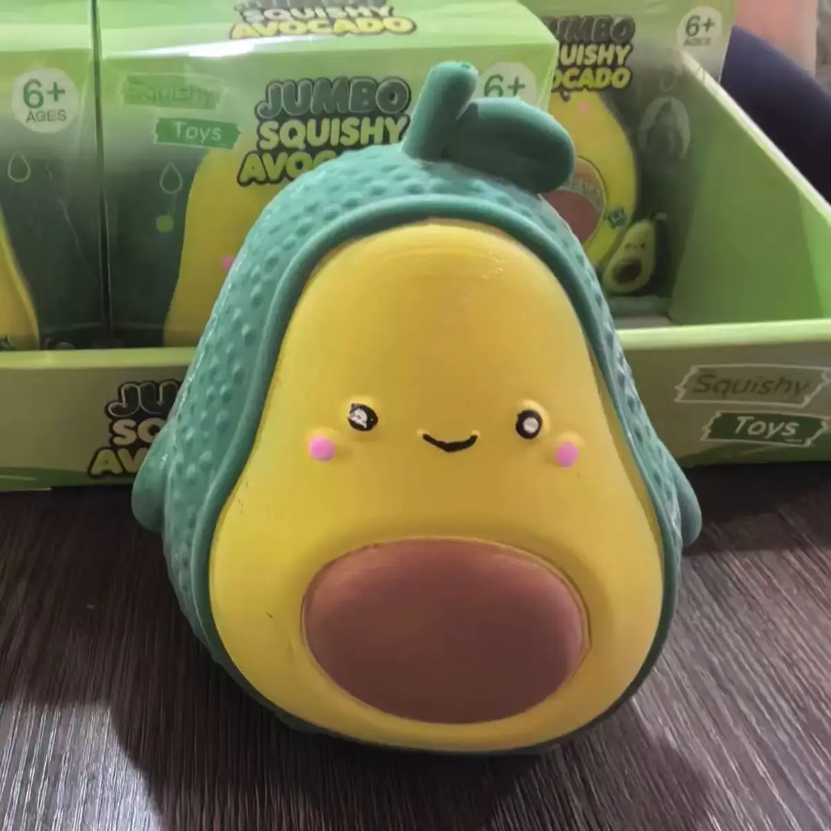 New Ultra Soft Large Avocado Squeeze Toy, Realistic Food Stress Relief Toy, Fruit Squeeze Toy, Decompression Squeeze, Perfect for Relaxation and Fun