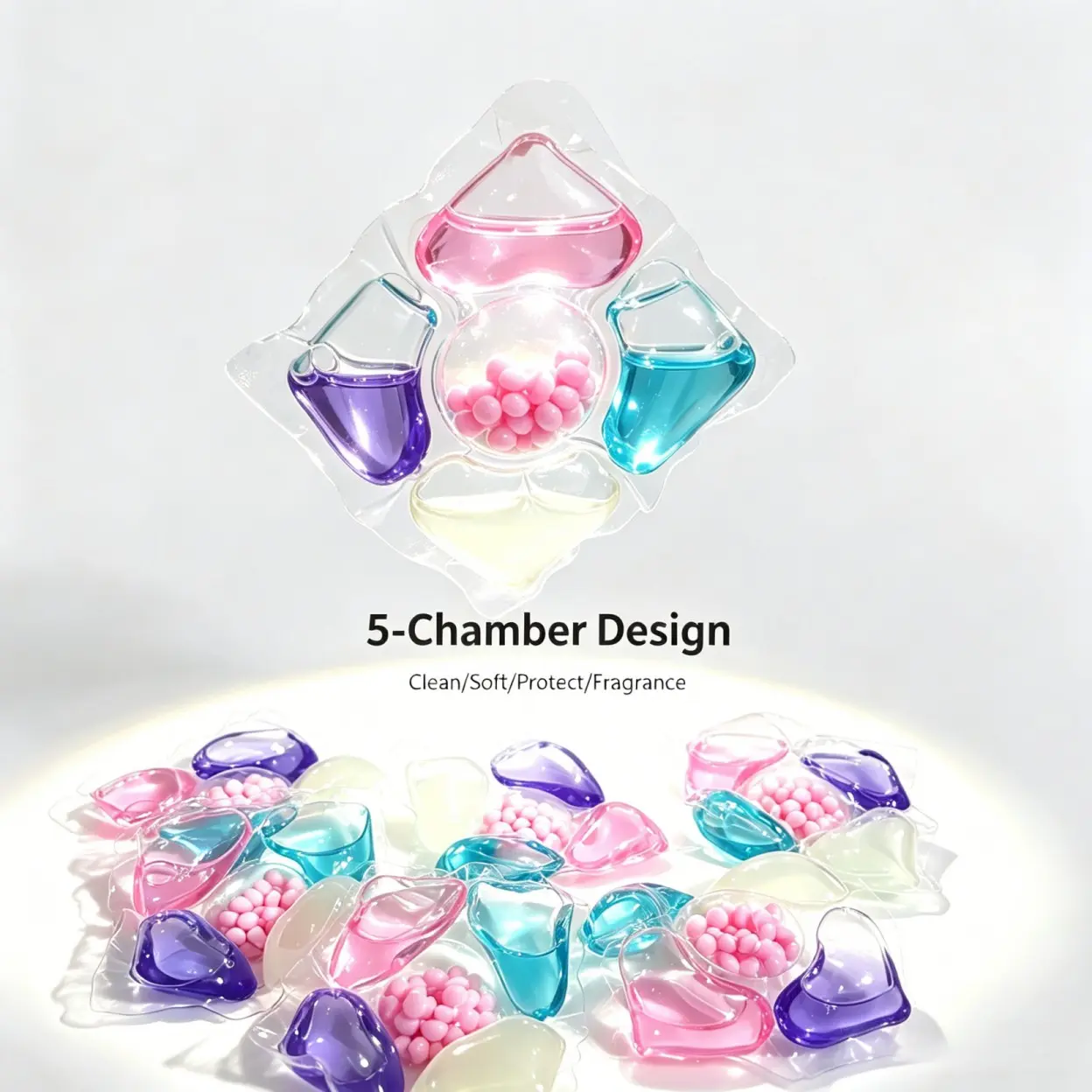 5-In-1 Laundry Beads, 180/360g Bag, Scented Laundry Beads with Long-Lasting Fragrance, Household Laundry Tools, Home Goods