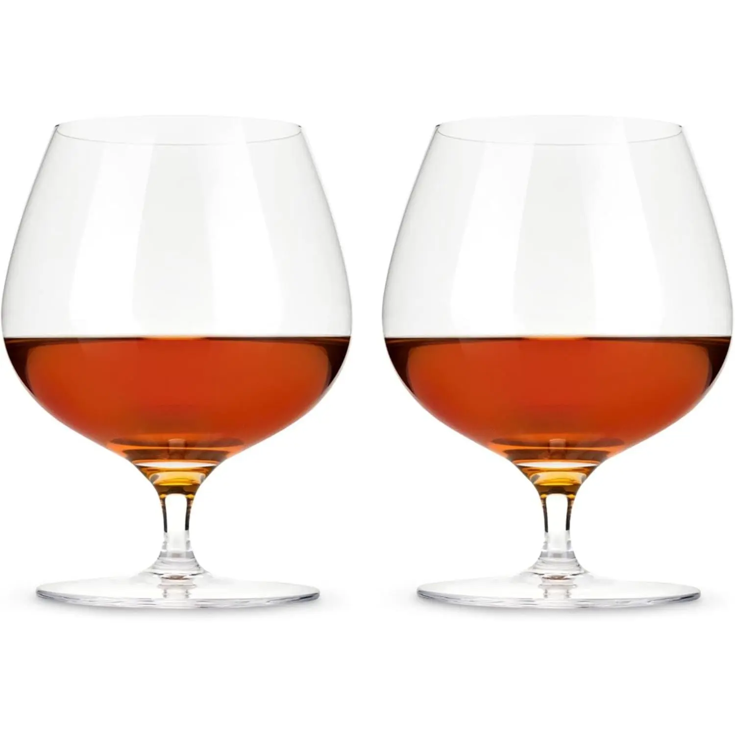 17oz Brandy Glassware Set of 2, Stemmed Cocktail Wine Glasses, Perfect Gift for Bourbon, Rye, Scotch, Mezcal