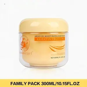 Aomimegel Simple Clean Hair Mask with Collagen & Argan Oil - Gentle Deep Conditioning Treatment for Hair & Scalp Care hair collagen hair mask shampoo Silicone-Free Keratin Anti-Frizz Alcohol-Free Nourishing Moisturizing / Hydration based hair products sum