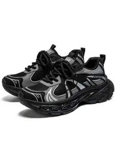 2026 New Men's Running Training Shoes, Streetwear Sports Shoes, Casual Tennis Shoes, Breathable Flyknit Mesh, Youth Male Shoes