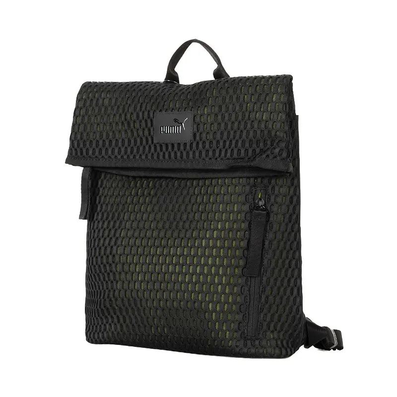 Puma Travel Zippered Fabric Backpack for Women, Classic Style in Black