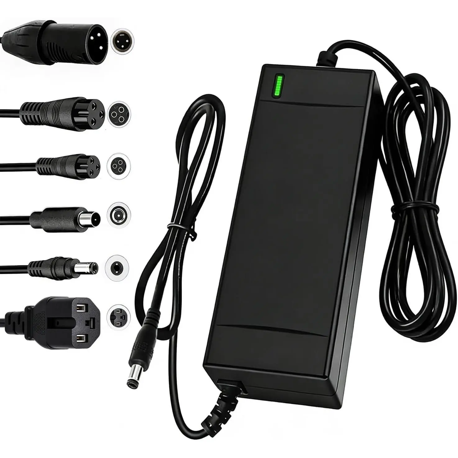 SGS Certified 54.6V 2A Fast Electric Bicycle Charger for 48V Ebike Battery - Fast Charging, Overcharge Protection, Automatic Shut-Off, Compatible with Ecotric City/Beach, Lectric XP 2.0/3.0, Evercross H5/H7