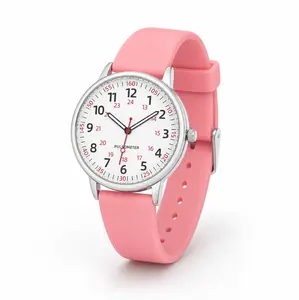 Women's Nurse Wristwatch with Easy-to-Read Dial, Second Hand, 24-Hour Display, Water Resistant