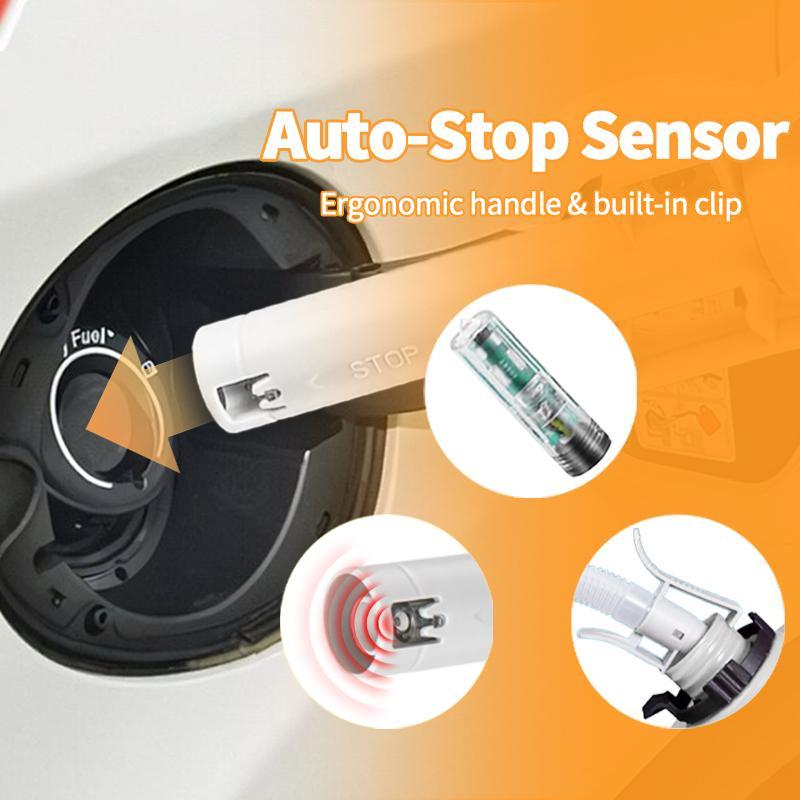 Automatic Fuel Transfer Pump with Auto-Stop & Extra Long Hose, Fast and Safe Portable Car Fuel Pump, USB Powered/AA Batteries Required Fuel Extractor for Automobiles, Motorcycles, Versatile Usage, Car Repair Tool