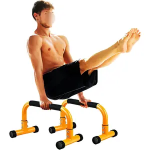 Push Up Bar, Parallettes Bars For L-sit & Dip, Heavy-Duty No Wobbling Parallel Bars Stand For Handstands, Full Planche, Calisthenics, High Workout Stands for Home Fitness Training
