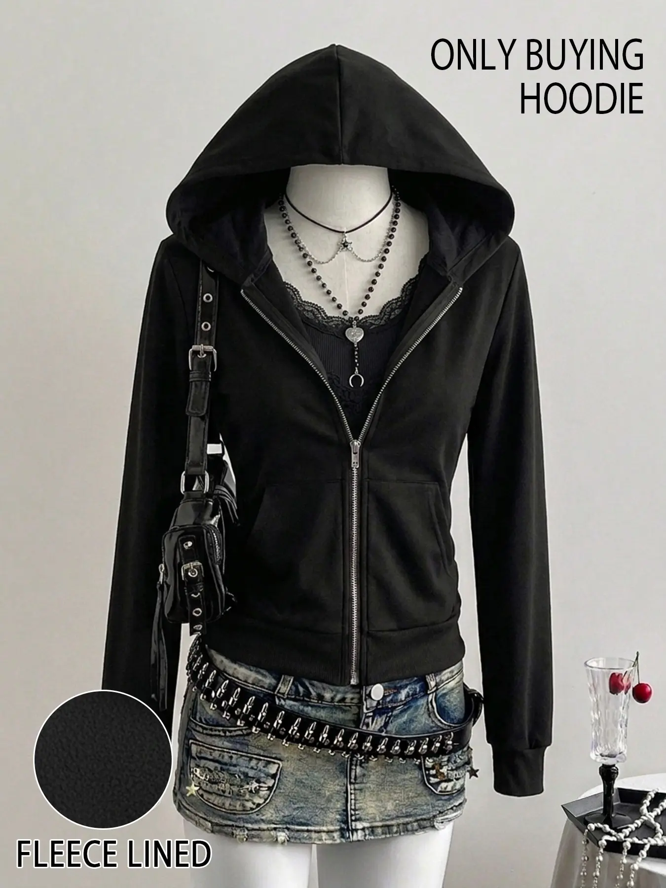 Women's Zipper Hooded Jacket, Campus Style Student, Simple Basic Design, Youthful Holiday Casual Fashion, Trendy Sportswear, Versatile Natural Color