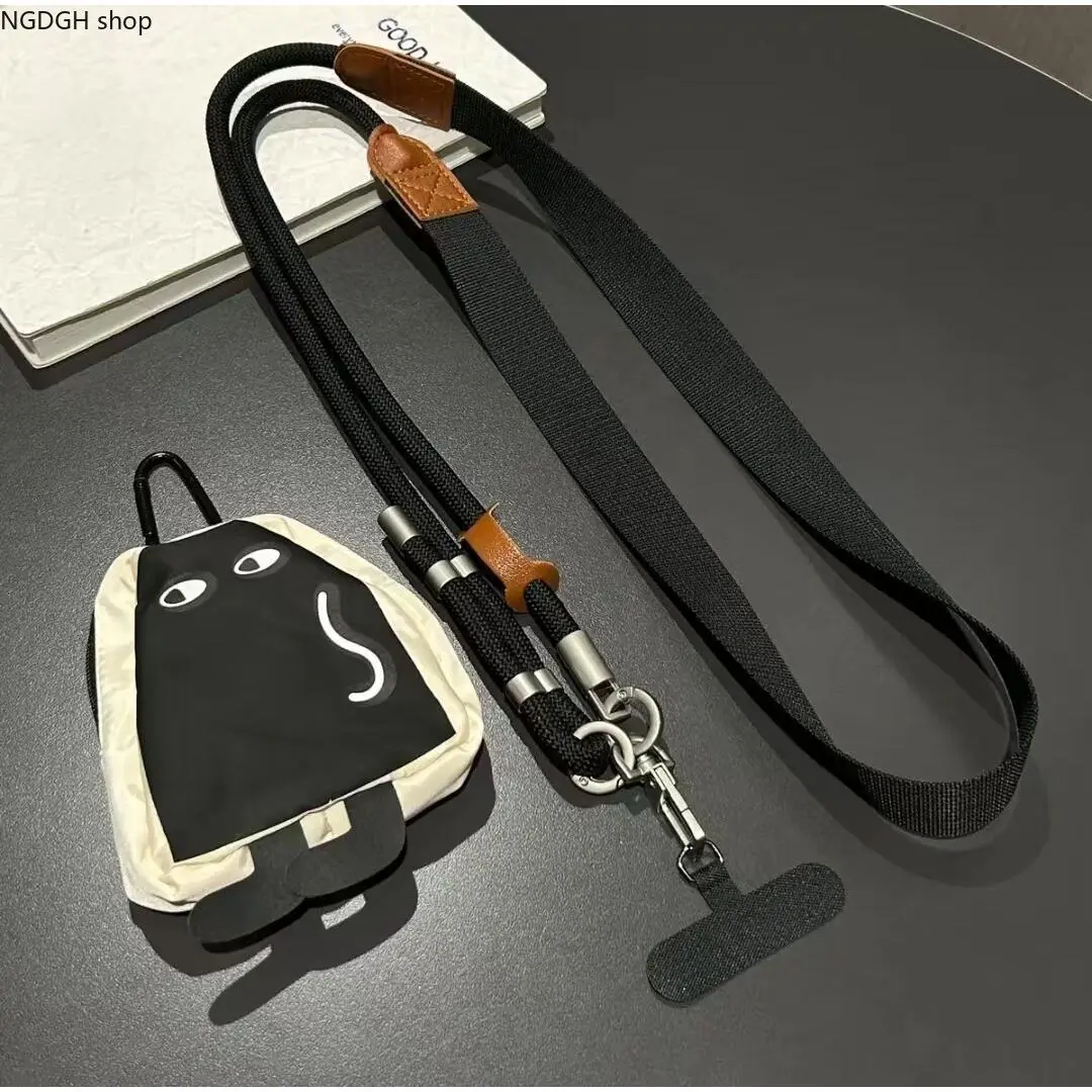 Women's Adjustable Crossbody Phone Lanyard - Fabric Strap Accessories with Small Card Holder Pouch, Daily Sports & Outdoor Wear Accessory, Crossbody Lanyard, Females