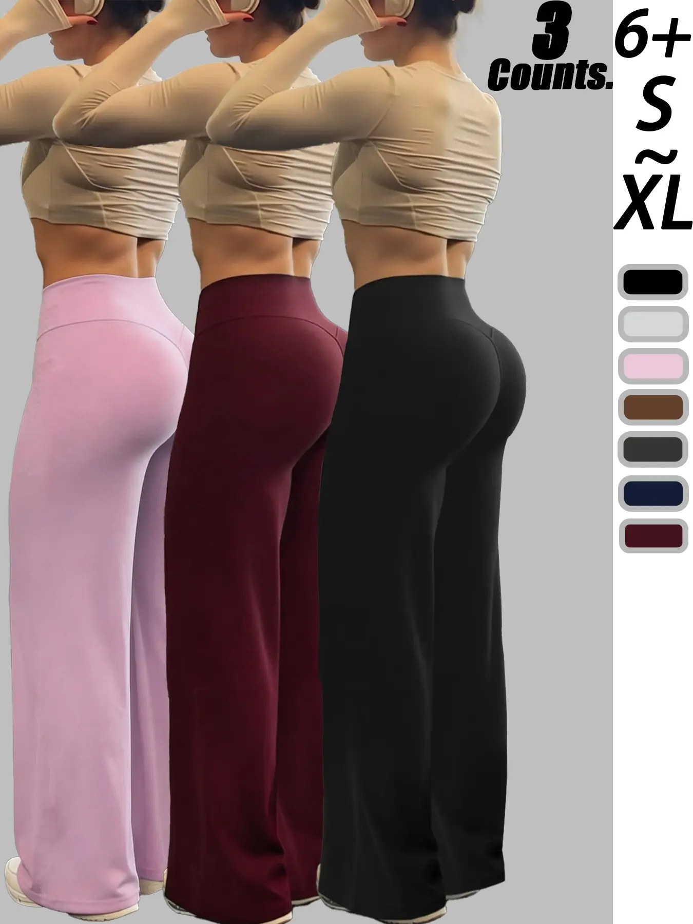 Women's Outdoor Sport Jogging Pants, Versatile Casual Comfort Yoga Fitness Pants, Loose Wide Leg Pants for All Seasons, Outdoor Running Pants, Versatile Athletic Trousers, Sports Pants