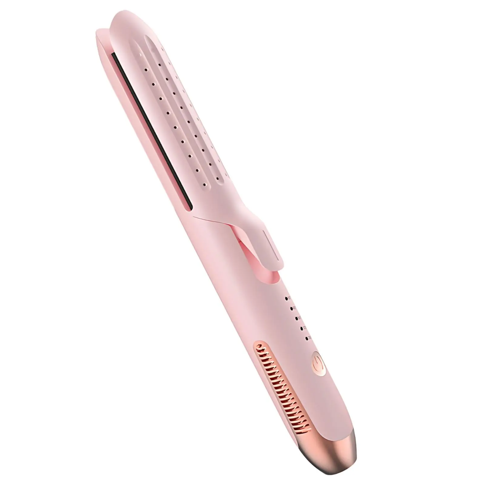 Ceramic 2 in 1 Hair Straightener and Curler Adjustable Temperature Cool Air Styler Portable 10.8 Inch