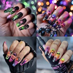 High-end long solid color press-on nails, almond-shaped glossy detachable nail pieces