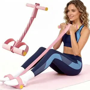 Multifunctional Stance Resistance Band Device - A portable equipment suitable for home use. It is an ideal choice for sit-ups, yoga and abdominal .