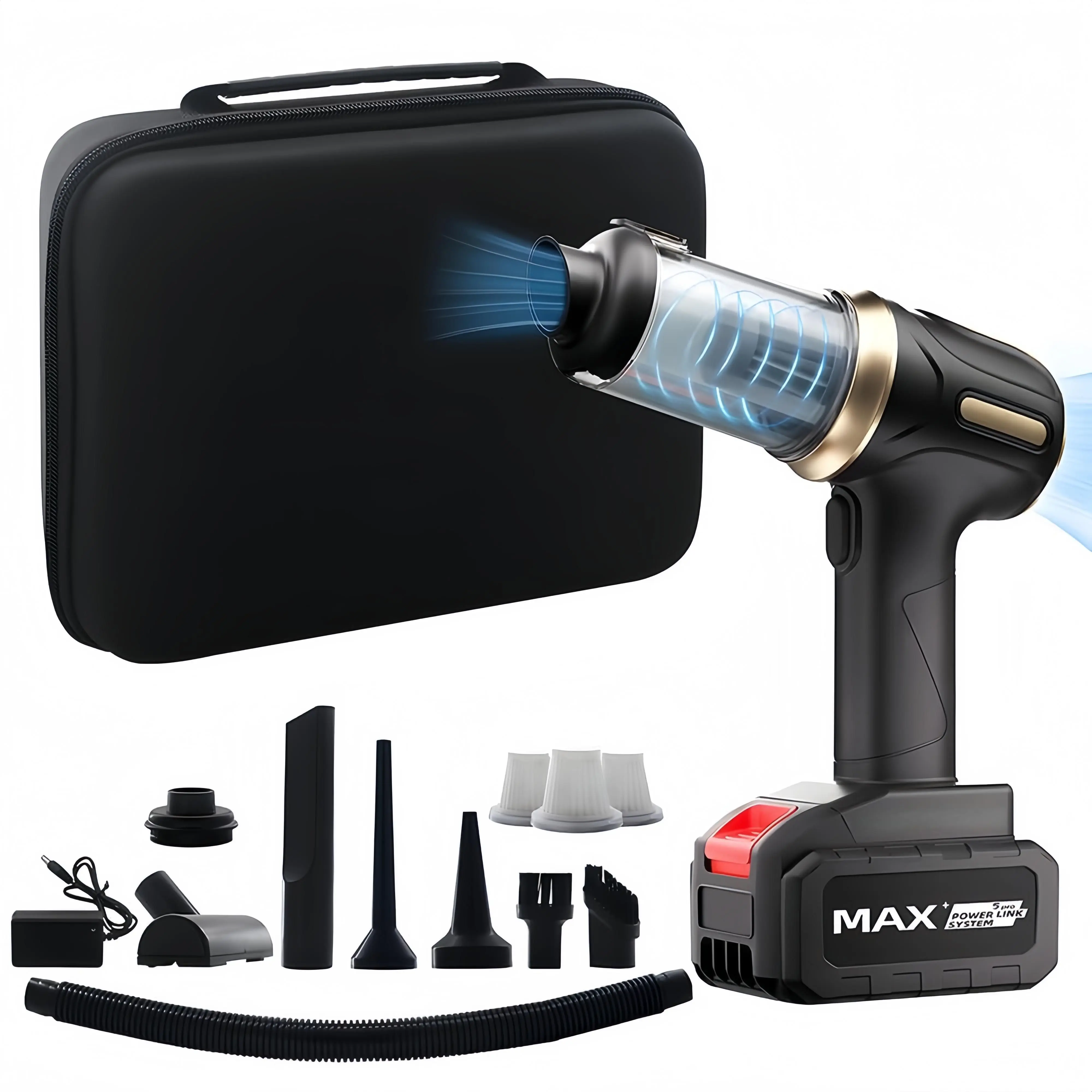 Cordless Handheld Vacuum Cleaner - 1400g Super Suction with Filter, Unisex Adult Cleaning Tool for Home & Car (Fits Handheld Vacuums Needs)
