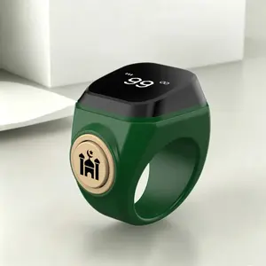 Smart Digital Tasbeeh Ring with 4-Digit Display, APP Connection & Waterproof, Minimalist Prayer Counter for Daily Salah & Dhikr