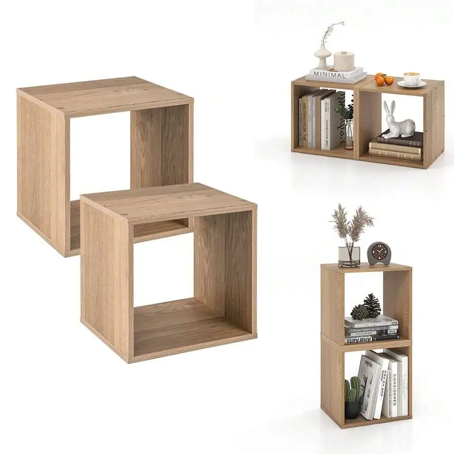 4PCS Stackable Storage Cube Free-Standing Storage Organizer Bookcase For Bedroom,cabinet,,shoe,rack,kitchen,display,unique,round bookcase,vinyl,,open,bookshelf,,magnetic,clear,door,home,furniture,,indoor,living