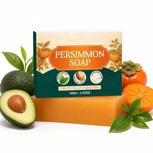 Deodorizing Persimmon Soap, Natural Extract Gentle Deodorizing Soap, Feel fresh and clean all day long with Persimmon Extract for Men & Women