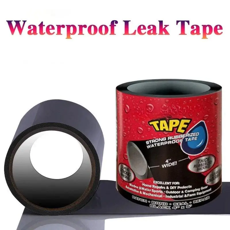 150CM Rubberized Waterproof Tape Super Strong Flex Anti Leakage Fix Tapes Long Lasting Adhesive Repair Stop Leak Seal Patch Sealant duct tape