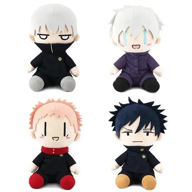 2026 new hot item Anime Jujutsu Kaisen Plush Toy Yuji Itadori Gojo Satoru Fushiguro Megumi Inumaki Toge Stuffed Toys Birthday Gift (23cm)