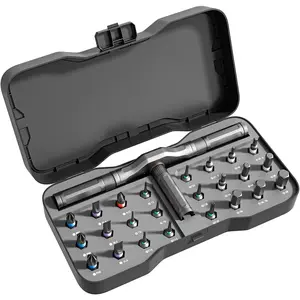 24 in 1  Ratchet  Set - Includes Allen Wrenches Sets, for Ring Doorbell/Camera , Repair, & DIY | S2 Alloy Steel with Storage Case.