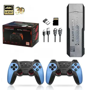 X2 Pro Retro Game Controller, 4K Classic Games, Plug-And-Play HDMI, 64GB Wireless, Dual 2.4g, Home Entertainment, Christmas Gift